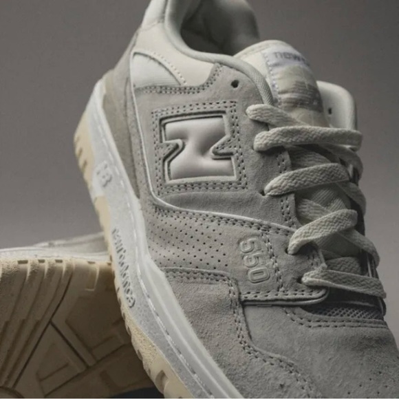 *NIB* NEW BALANCE 550 Rain Cloud Sea Salt Suede -Men 10.5 BB550SLB SIZE SOLD OUT - Picture 3 of 11